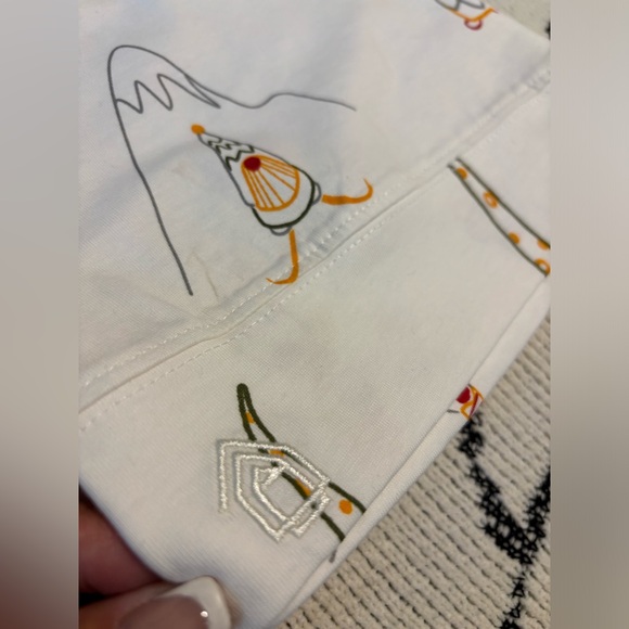 Coco Village Pajama with matching hat in tobogan print - Picture 7 of 7